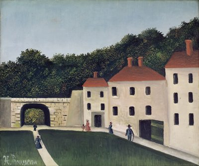 Promeneurs dans un Parc by Henri Rousseau